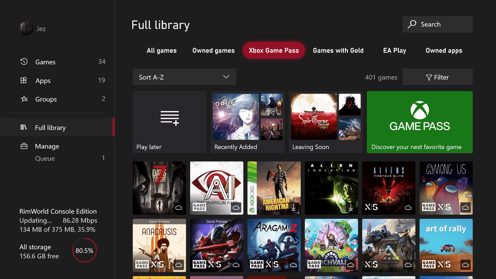 La biblioteca completa de juegos y aplicaciones de Xbox, rediseñada a partir de agosto de 2022